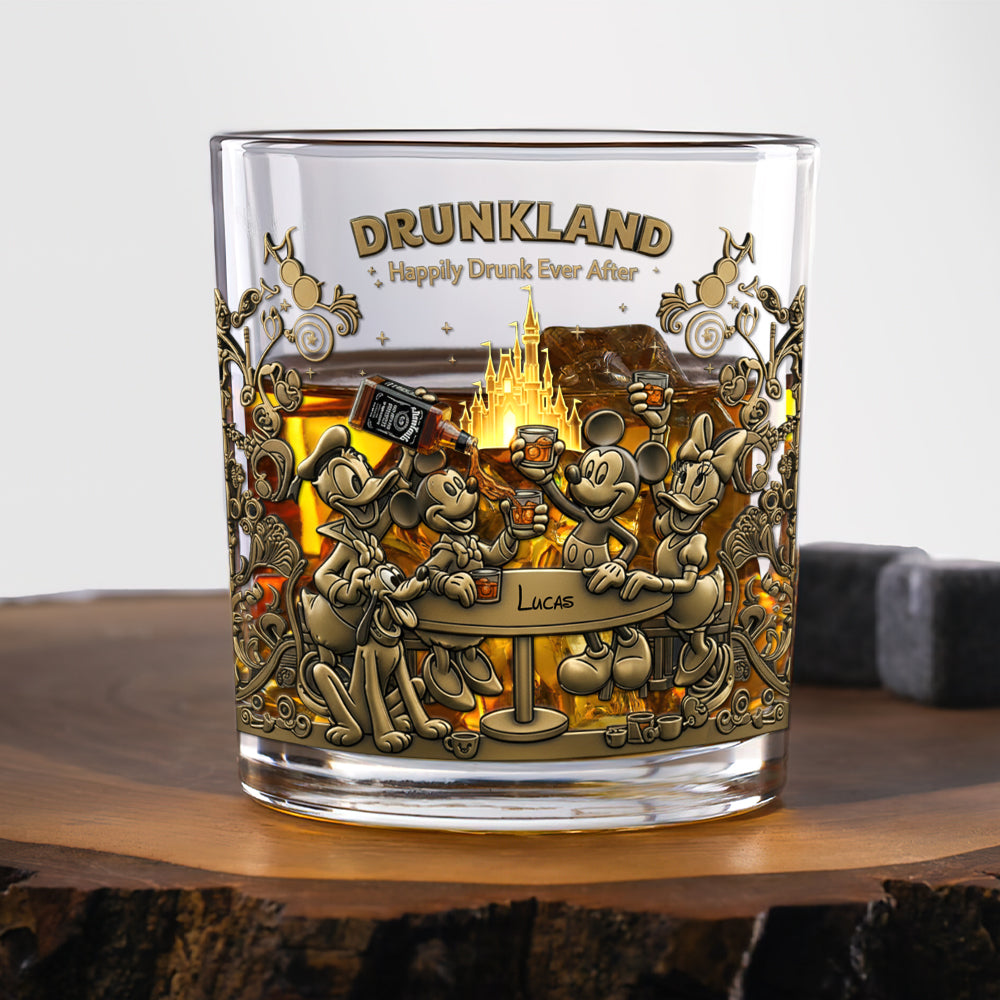 Drunkland Glass Mug - Personalized Gifts For Fans 02OHTN060925-Homacus