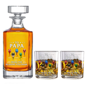 Super Sperm Whiskey Decanter Set Personalized Gifts For Dad 04OHDT220525-Homacus