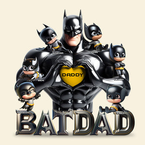 Dark Hero Dad Acrylic Plaque - Personalized Gifts For Father 02OHDT120525-Homacus