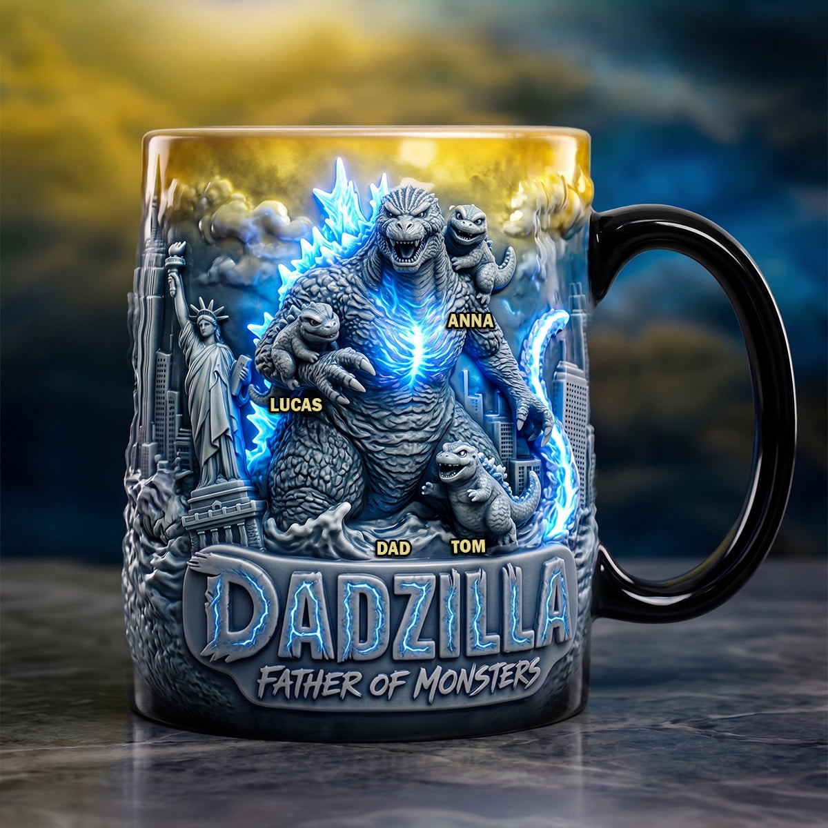 Arc Giant Creature Dad Magic Mug - Personalized Gifts For Dads 02qhdt160526-Homacus