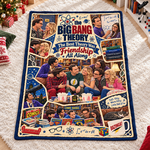 Science & Sitcom Friends Christmas Blanket - Personalized Gifts For TV Show Lovers 06TTQN081026-Homacus
