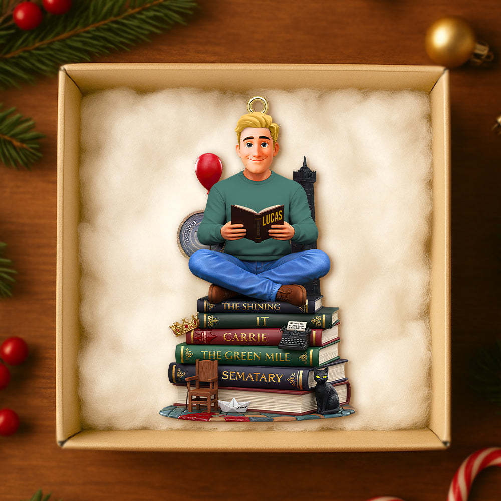 Personalized Gifts For Book Lovers Christmas Ornament 02hutn181025-Homacus