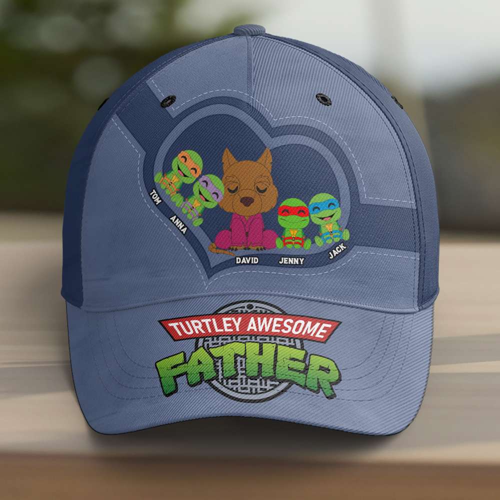 Turtle Dad Classic Cap - Personalized Gifts For Father 02NATN090524-Homacus