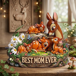 Best Mom Ever Acrylic Plaque - Personalized Gifts For Mom 02TYLU300326-Homacus