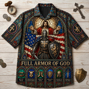 Full Armor Of God Hawaiian Shirt - Personalized Gifts For Christian 02PALU180626