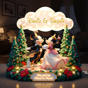 Dancing Couple Acrylic Light Box - Personalized Gifts For Couples 07PALU181125-Homacus