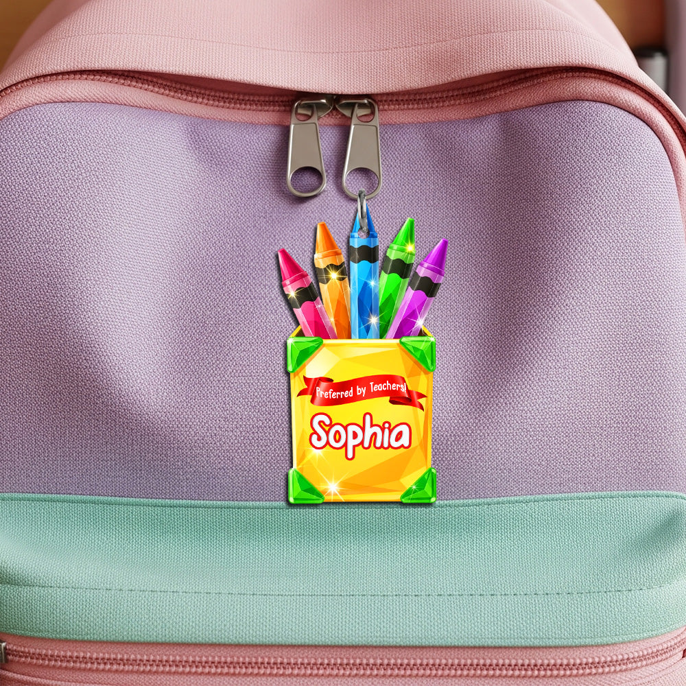 Crayon Box Personalized Gifts For Kids Keychain 04pgtn300625-Homacus