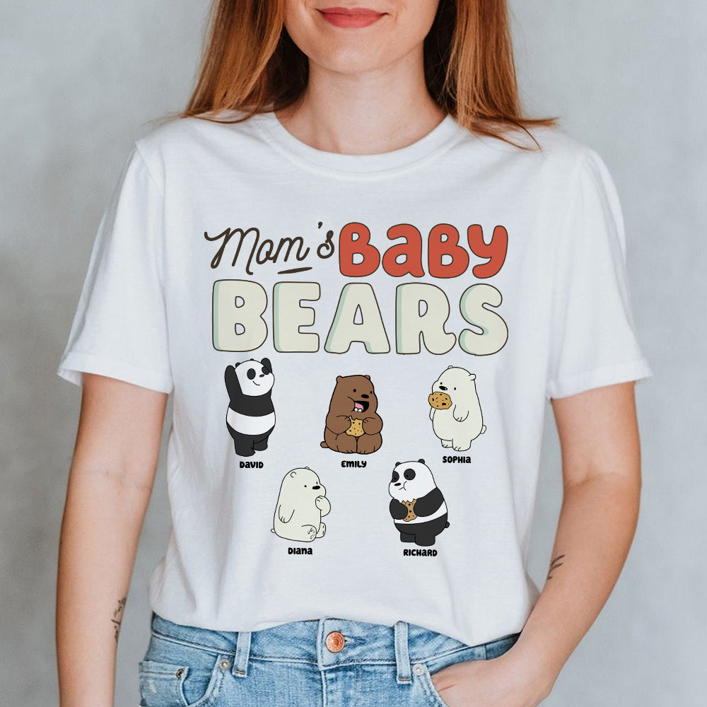 Personalized Gifts For Mom Shirt Mom's Baby Bears 01htqn190224-Homacus