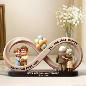Our Love Story Acrylic Plaque - Personalized Gifts For Couple Plaque 03KIQN100226-Homacus