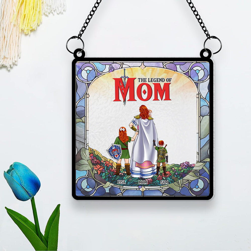 Personalized Gifts For Mom Suncatcher Ornament 01KAMH250424HG-Homacus