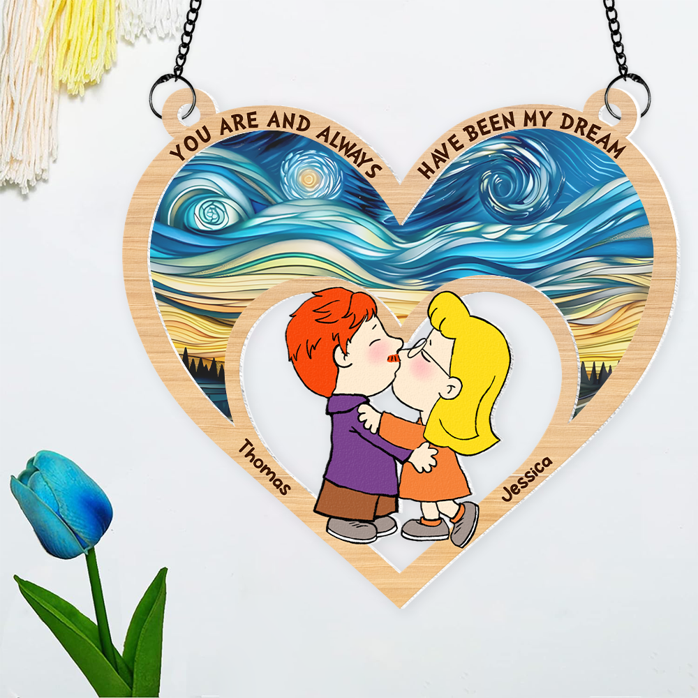 Personalized Gifts For Couple Suncatcher Ornament 03kapu091224hg-Homacus