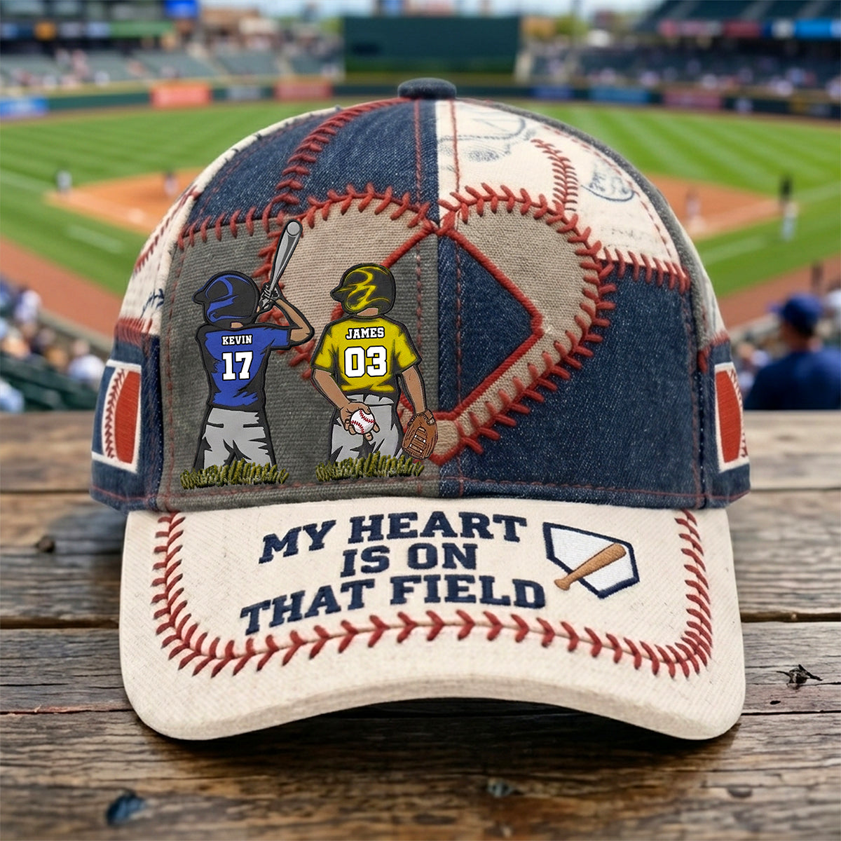 Passionate Baseball Dad Classic Cap - Personalized Gifts For Baseball Parents 01QHTA160426-Homacus