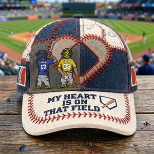 Passionate Baseball Dad Classic Cap - Personalized Gifts For Baseball Parents 01QHTA160426-Homacus