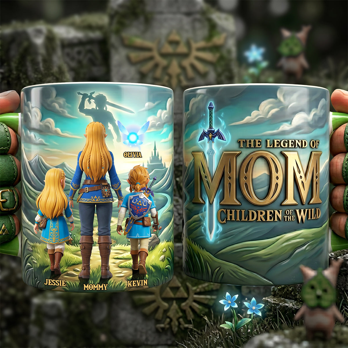 Legendary Forest Mom Coffee Accent Mug - Personalized Gifts For Mom 05NATA230426-Homacus