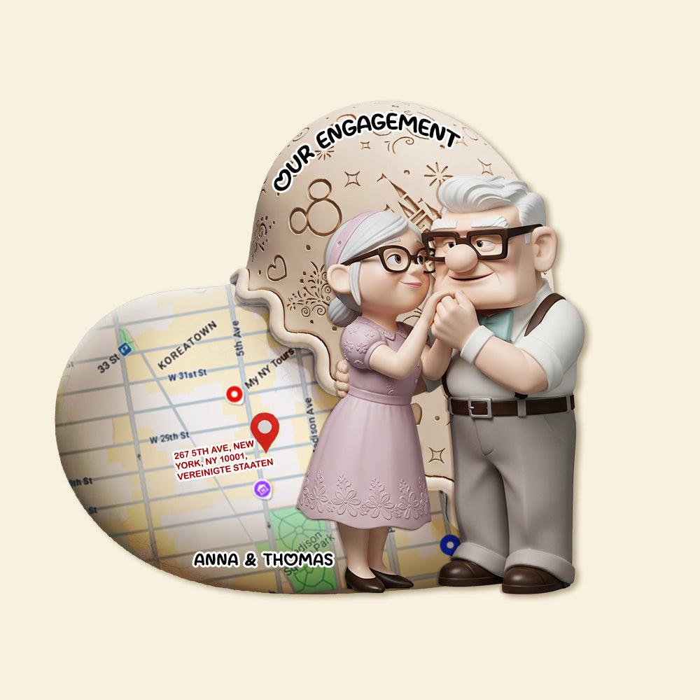 Old Couple Plaque - Personalized Gifts For Couple 01ohmg170725-Homacus