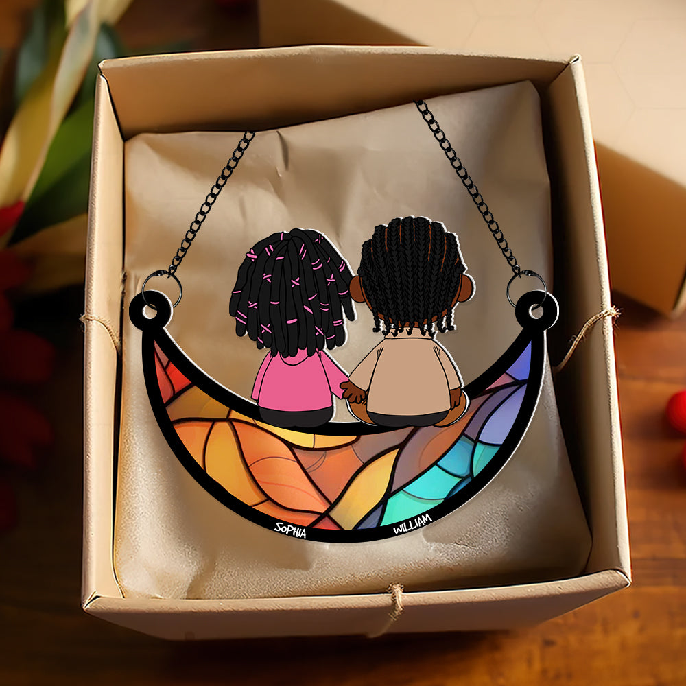 Couple Suncatcher Ornaments - Personalized Gifts 02OHDT021224HG-Homacus