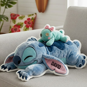 Cute Lazy Custom Shape Pillow, Personalized Gifts For Kids Or Tired Soul 01qhtn071125-Homacus