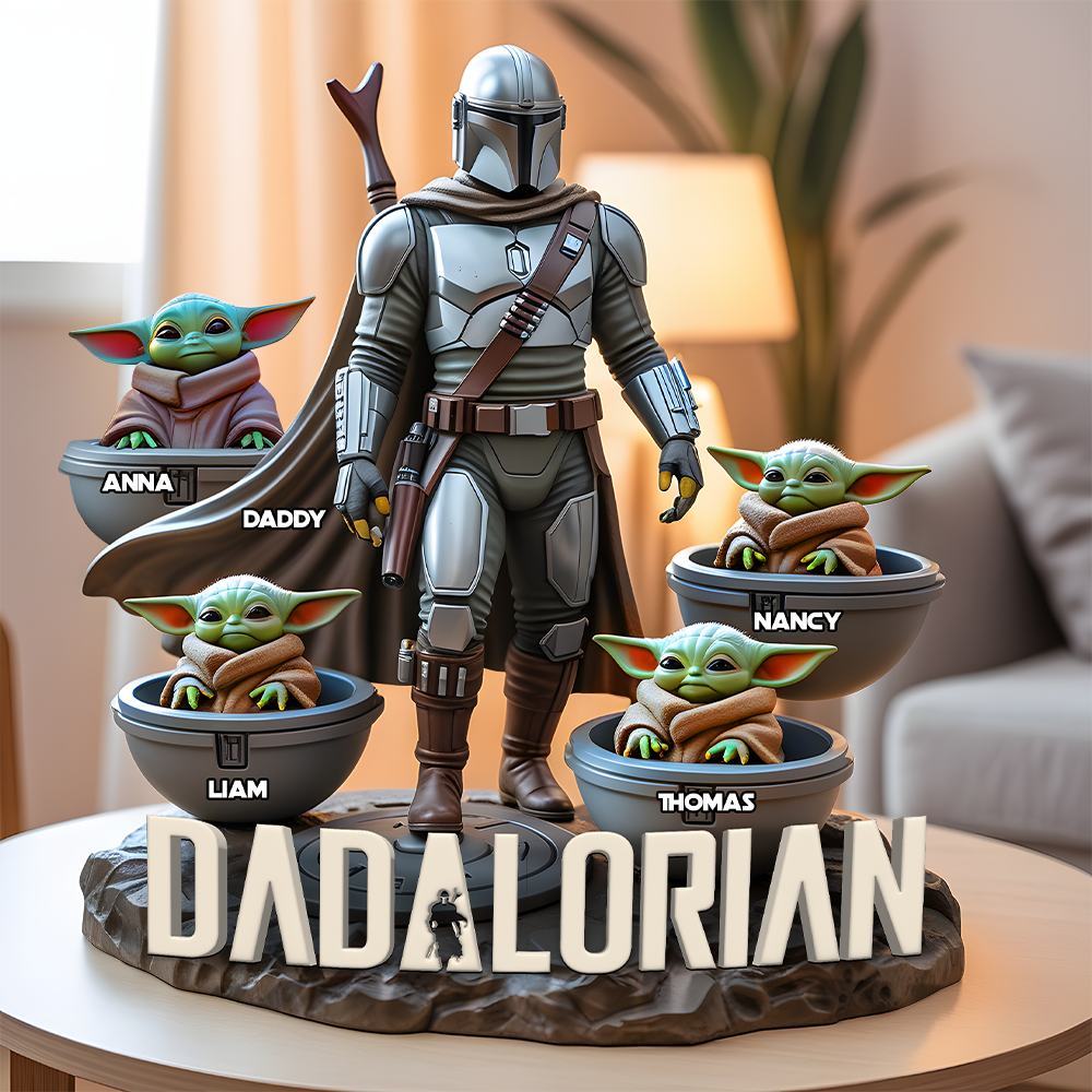 Personalized Gifts For Dad Plaque, Best Dad In The Galaxy 02qhpu110425-Homacus