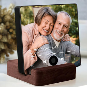 Personalized Gifts For Couple Custom Music & Photo Fridge Magnet-Homacus