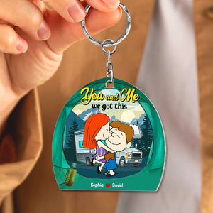 Personalized Gifts For Couple Keychain 03ohtn200125hg You And Me We Got This-Homacus