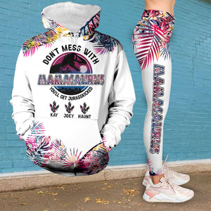 Personalized Gifts For Mom Set Hoodie & Leggings- Don't Mess With Mamasaurus 02OHLU040325-Homacus