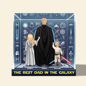 Best Dad Ever Acrylic Plaque Personalized Gifts For Dad 04OHDT120525-Homacus