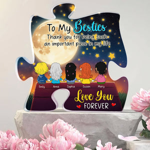 Personalized Gifts For Friends Shaped Acrylic Plaque 04xqqn101224hg Sitting Together See Moon-Homacus