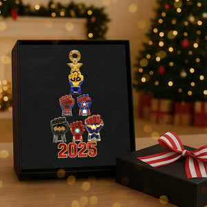 Personalized Gifts For Christmas, Family Hand Acrylic Ornament 01ohta141025-Homacus