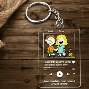 Personalized Gifts For Couple Keychain 03DTDT220624HH-Homacus