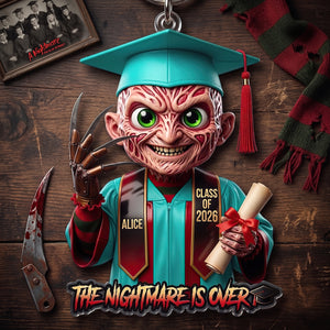 Horror Villain Graduate Keychain - Personalized Gifts For Graduation Keychain 03HUDT150526-Homacus