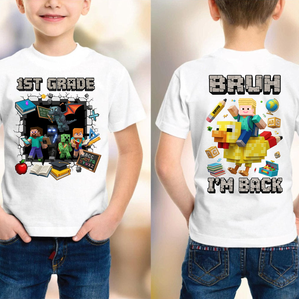 Personalized Pixel Adventure Gifts For Kids Shirt 02tgtn310725-Homacus