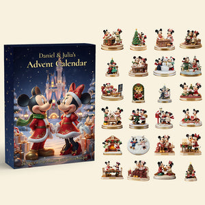 Couple Christmas Activities Advent Calendar Custom Acrylic Blindbox - Personalized Gift For Christmas 04pgta221025-Homacus