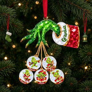 Furry Mischief Family Acrylic Ornament - Personalized Christmas Gifts For Family 07tylu290926