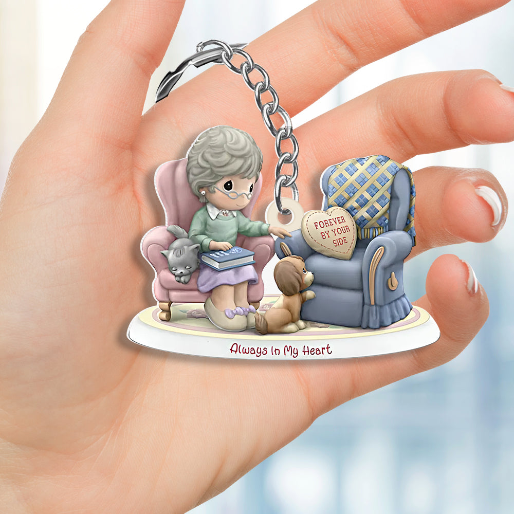 Personalized Gifts For Heaven Couple Keychain 02OHDT140125-Homacus