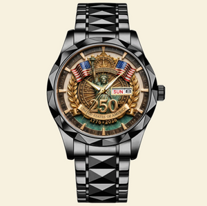 250th Anniversary Stainless Steel Men's Watch 03PAQN300126-Homacus