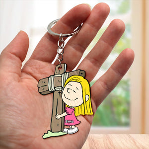 Personalized Gift For Christian Keychain 02qhqn141224hg Love God-Homacus