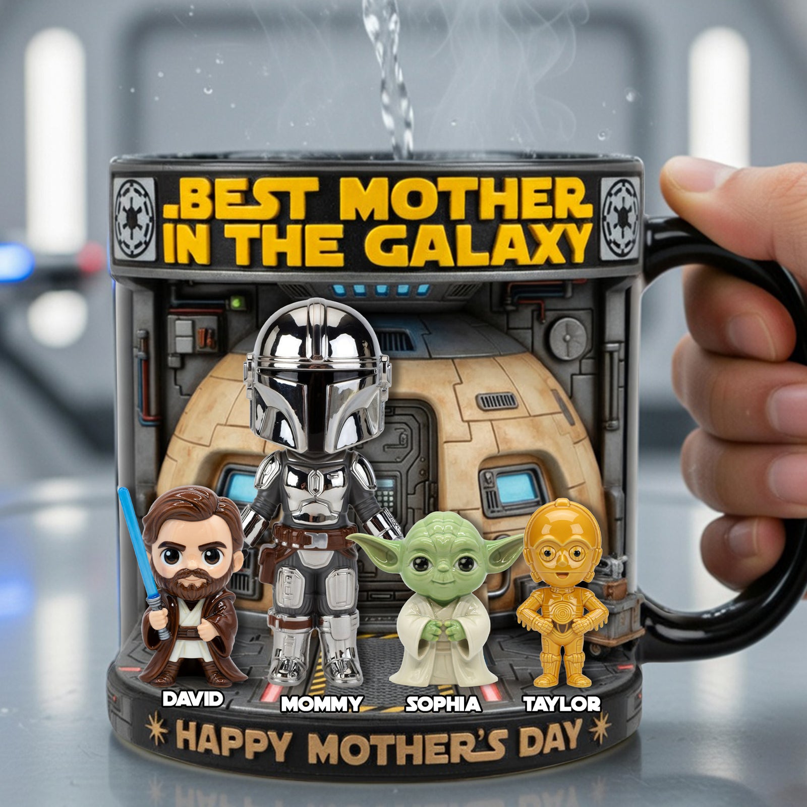 Starlight Mom Magic Coffee Mug - Personalized Gift For Moms 03OHLU160426-Homacus
