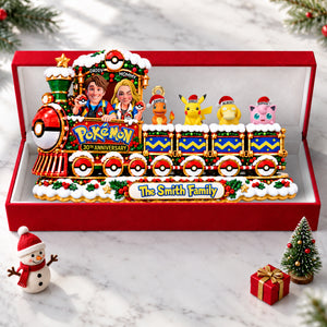 Family Lovely Train Adventure Acrylic Ornament - Personalized Christmas Gifts For Family 02ohqn280926-Homacus