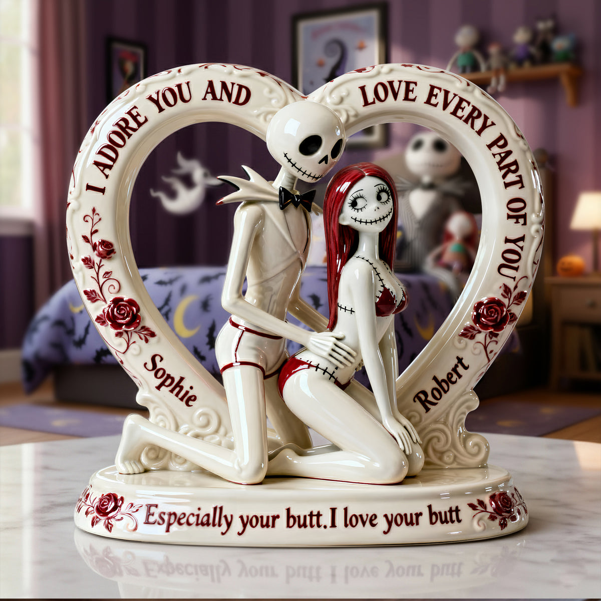 Cheeky Couple Acrylic Plaque - Personalized Gifts For Couples 04OHLU101225-Homacus