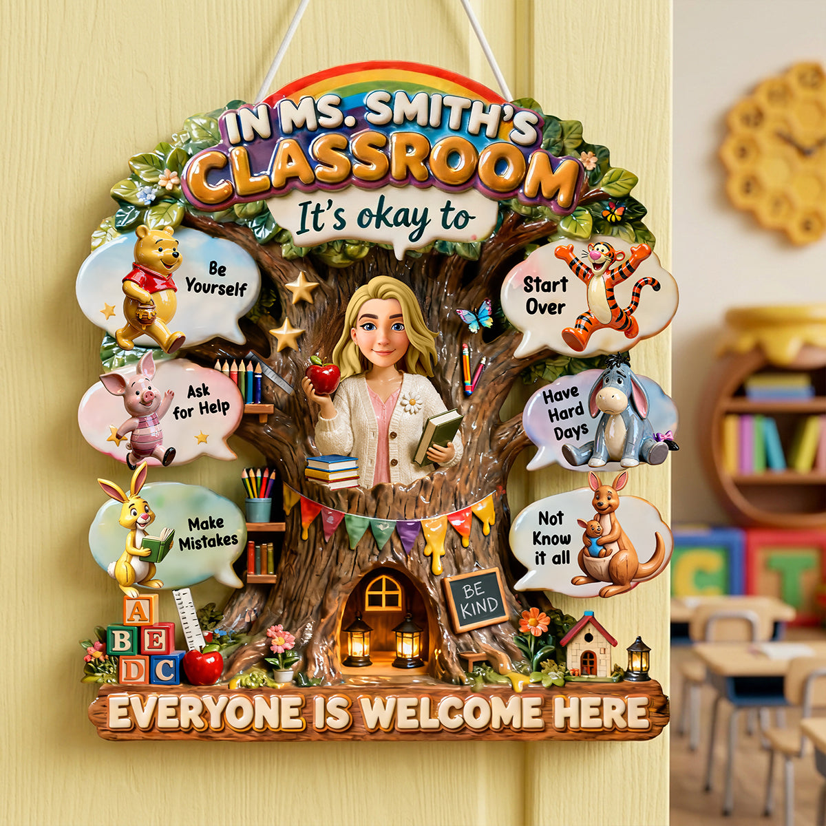 Tree Of Wisdom Acrylic Sign - Personalized Gifts For Teacher 04qhta270726-Homacus