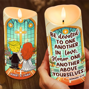 Personalized Gifts For Couple Led Candle Wedding In Church 01xqpu110125hg-Homacus