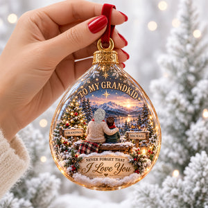 Grandma Loving Christmas Ornament - Personalized Gifts For Grandma 02padh081026-Homacus