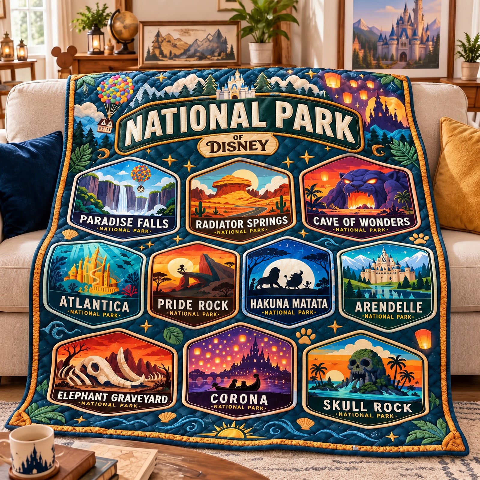 National Park Of Storybook Blanket - Personalized Gifts 02nalu061026-Homacus