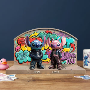 Cute Hiphop Couple Plaque - Personalized Gifts For Couple 04toqn191225-Homacus