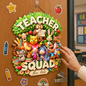 Teacher Squad Acrylic Sign - Personalized Gifts For Teacher 05padh270726-Homacus