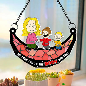 Personalized Gifts For Mom Suncatcher Window Hanging Ornament 01natn260424da Mother's Day-Homacus