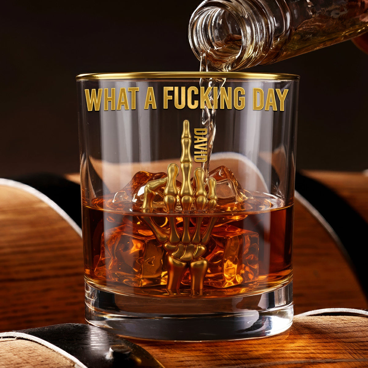 Funny Skeleton Drinking Glass-Personalized Gifts For Drink Lovers 01NAQN041125-Homacus