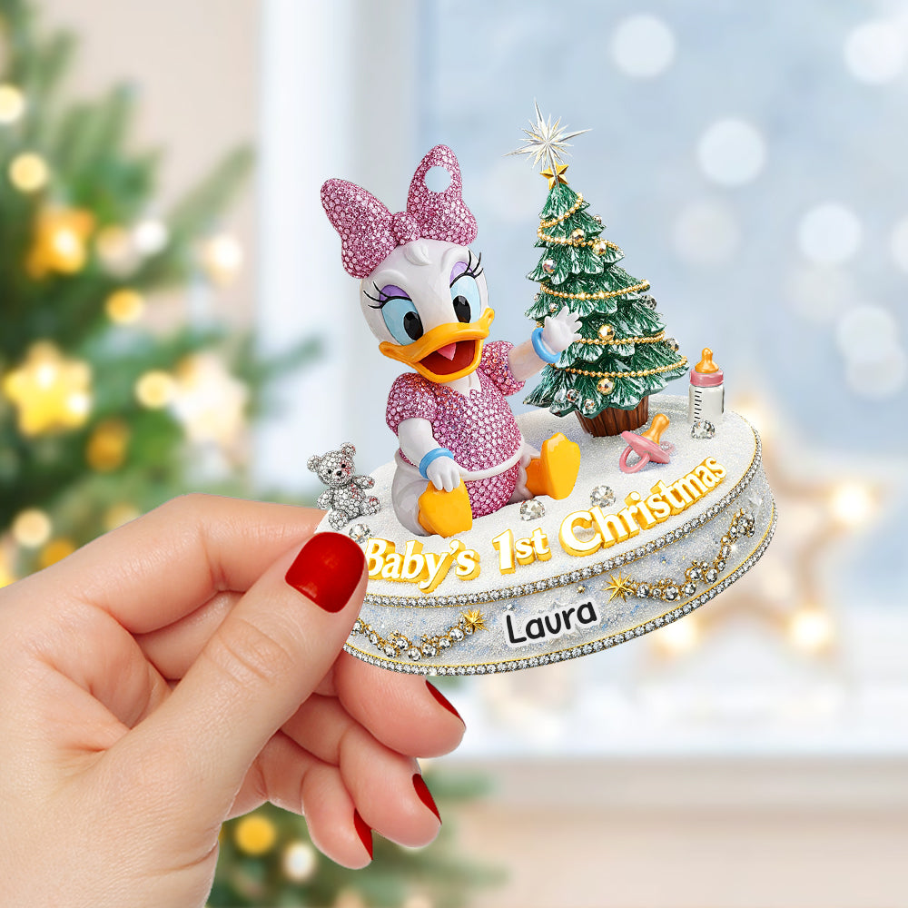 Baby’s First Christmas Ornament - Personalized Gifts For Kids 05pgqn210825-Homacus