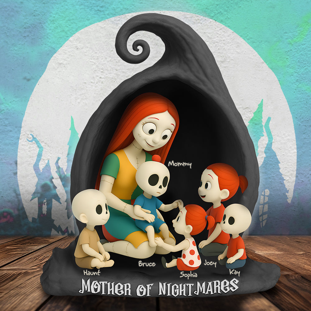 Personalized Gifts For Mom Plaque Mother's Day Mother Of Nightmares-Homacus