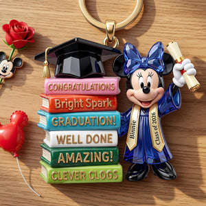 Celebrate Graduation Keychain - Personalized Gifts For Graduates 05padt080526-Homacus